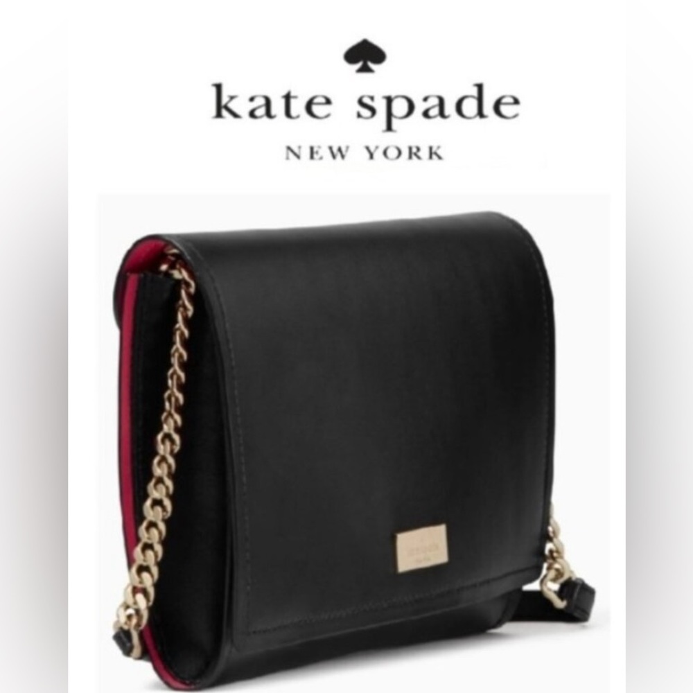 Kate Spade EUC Arbour Hill Angelea Shoulder Bag Clutch in Black